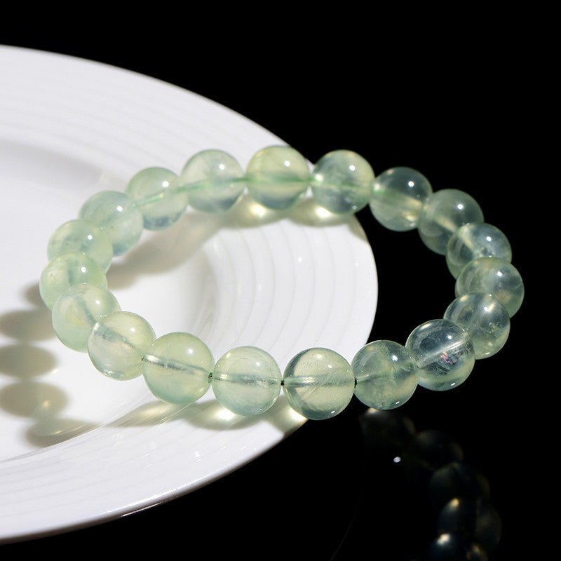 Natural Green Prehnite Healing Crystal Bracelet