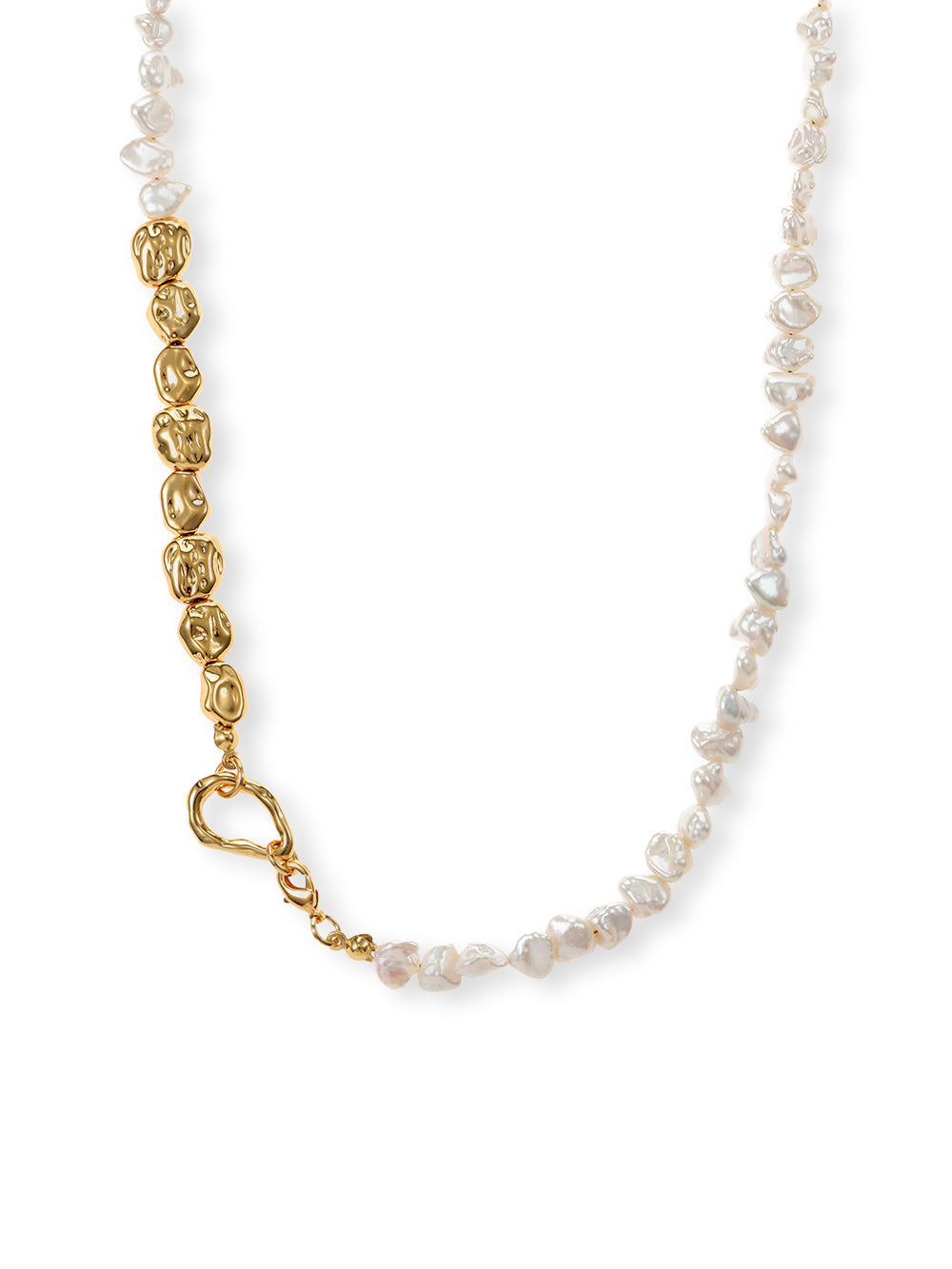 Organic Contrast Necklace