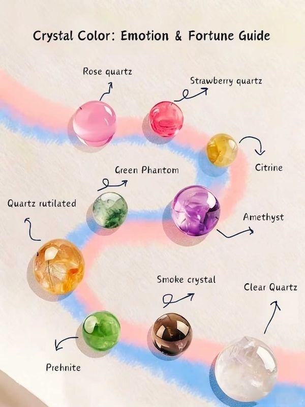 The Crystal Color Guide: How to Match Crystal Colors with Your Mood and Intentions