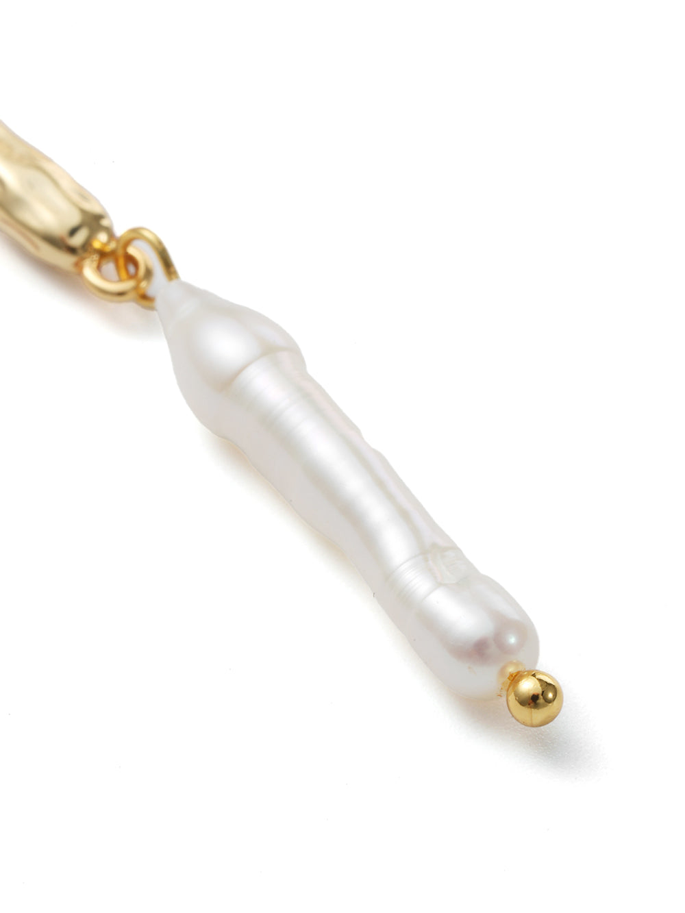 Linear Form Drop Earrings