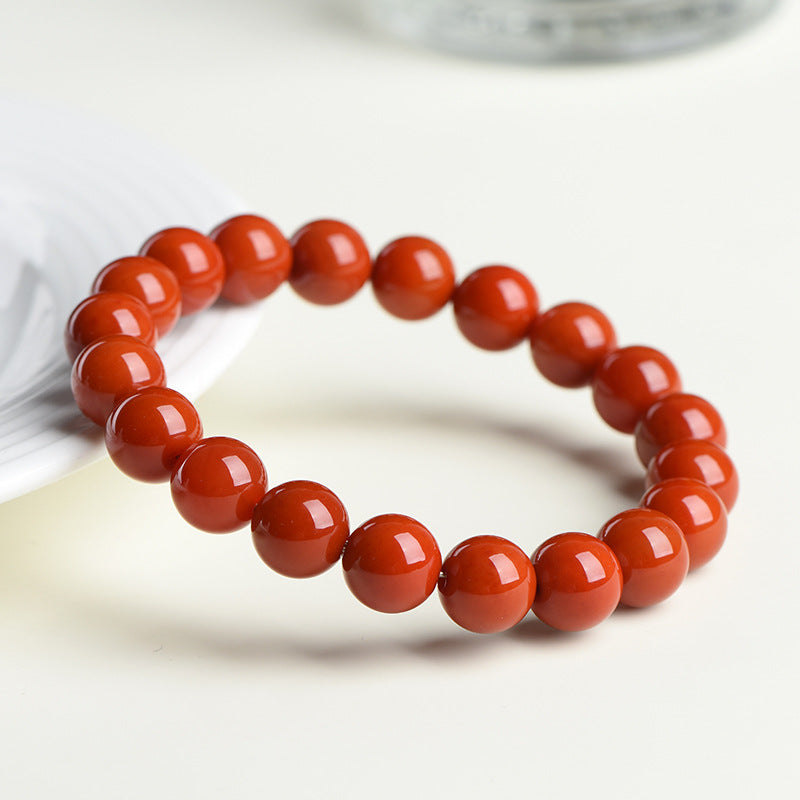 Natural Red Agate Vitality & Grounding Healing Crystal Bracelet
