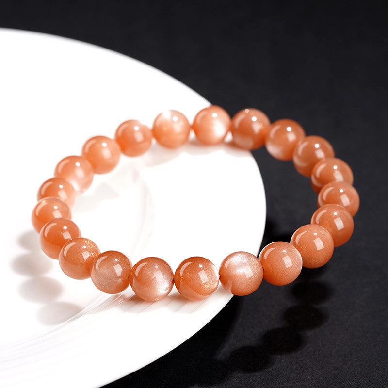 Natural Sunstone Joy & Vitality Healing Crystal Bracelet