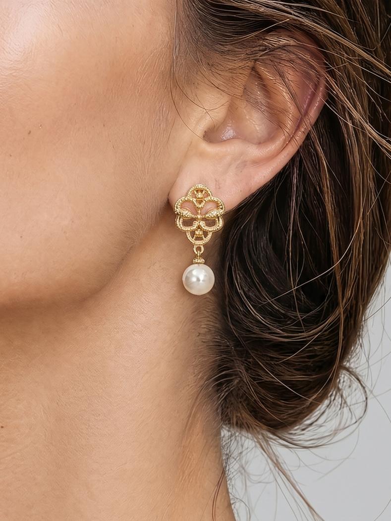 Vintage Medallion Earrings