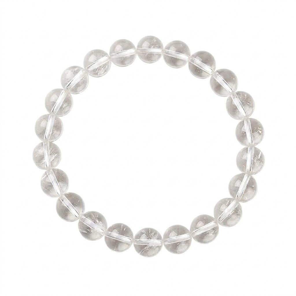 Natural Clear Quartz Master Healer & Clarity Crystal Bracelet
