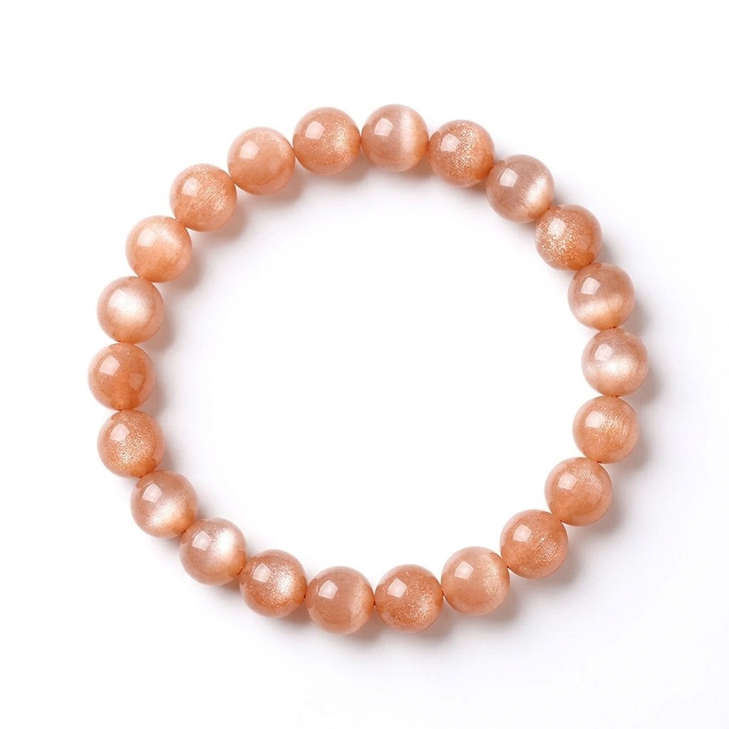 Natural Sunstone Joy & Vitality Healing Crystal Bracelet
