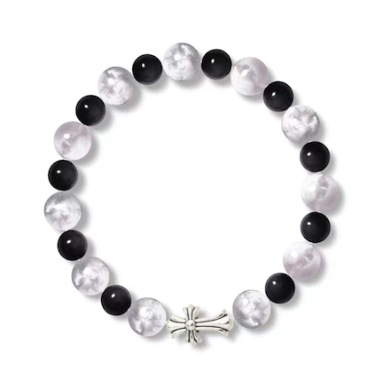 Customizable Two-Tone Crystal Spacer Bead Bracelet- DIY Option
